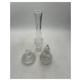 Crystal Lot: Waterford Vase, Lalique, Wedgwo