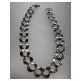 Sterling Silver 925 Mexican Link Necklace