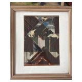 Robert Steven Koeller Framed Collage, 1972