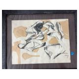 Robert Steven Koalzer Collage Charcoal Art 18