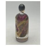 Matthew Buechner Signed 5" Art Glass Perfume