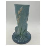 Roseville Blue Wincraft Vase 6 Inch