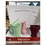 Four Assorted Ceramic Vases