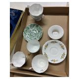 Fine Bone China Teacups and Saucers