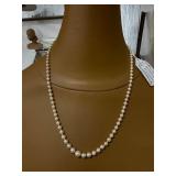 22-Inch Pearl Strand with 14K Filigree Clasp