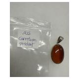 Sterling Silver Carnelian Pendant