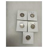 Five Buffalo Nickels 1930ï¿½1937