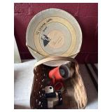 Empty Mon Justine Paris Hatbox and Basket