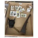 Ephemera, Mask, and Dice Holder