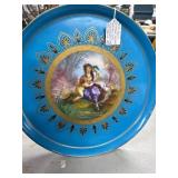 Mid-1800s Sevres Hand-Painted Charger