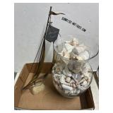 Mario Jason Brass Sailboat & Shell Vase Lot