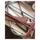 4 Assorted Hand Saws