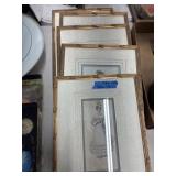 5 Framed Fashion Prints