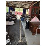 Metal Standing Plant Hanger with Decorative R