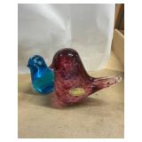 Wedgwood Glass Bird Figurines