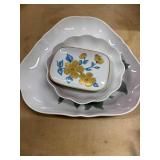 Porcelain Tray Group: Bing & Grï¿½ndahl and Lim