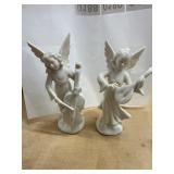 Dresden Porcelain Angel Musicians Figurines