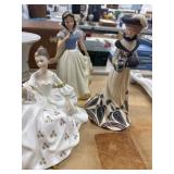 Porcelain Figurines: Lenox, Royal Doulton, &