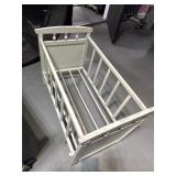 Wooden Doll Cradle with Spindle Detail
