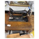 Singer Treadle Sewing Machine with Cabinet
