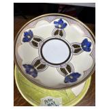 Nippon Hand Painted Compote and Peter Max-At.