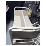 Two-Tier Metal Utility Cart on Casters
