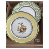 Villeroy & Boch French Garden Plates, 6 Pc