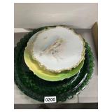 4 Decorative Plates, Limoges Included