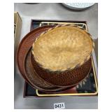 Japanese Style Trays and Baskets Set