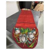 Vintage Beaded Floral Table Runner