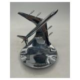 Swissair Chrome Desk Model by Buhler