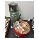2: Stanley Thermos and Copper Ornaments