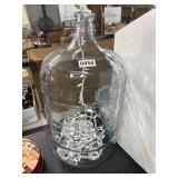 20" Clear Glass Water Jug with Power Cord