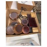 Wood Display Stands and Coasters
