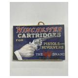 Winchester Cartridges Advertising Sign 12x8"