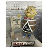 Blatz On Draft Beer Advertising Figure Statue