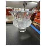 Lalique France Crystal Vase