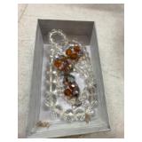 Two Faceted Bead Necklaces