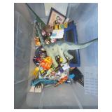 Box of Vintage Toys and Figures