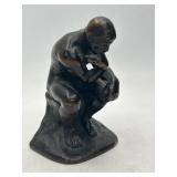 6" Bronze-Tone The Thinker Sculpture