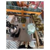 Decor, Glass Skull, Metal Letters, Juicer