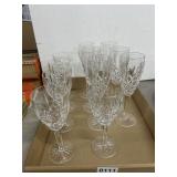 10 Waterford Crystal Wine Glasses