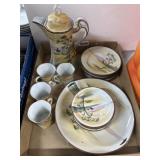 Hand Painted Nippon Porcelain Tea Set