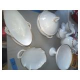 Bing & Grøndahl Denmark Porcelain Set with Seahors