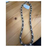 Rock Crystal, Sterling & Hematite Necklace