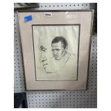 1985 Vivian Reynolds McDuffie Paul Robeson Drawing