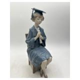 Lladro 5199 Porcelain Female Graduate Figurine 10"