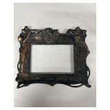 Art Nouveau-Style Cast Metal Picture Frame