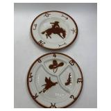 Jackson Custom China Western Plates Set of 2