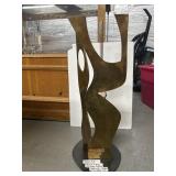 Marilyn Sid Bronze and Brass Abstract Sculpture, 2